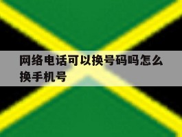 网络电话可以换号码吗怎么换手机号