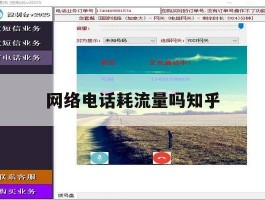 网络电话耗流量吗知乎